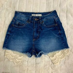 Blue high waisted bluenotes Jean shorts
